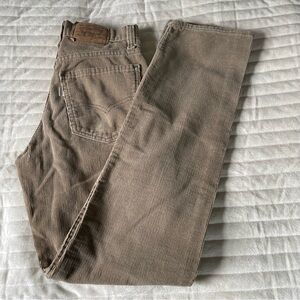Levi’s Vintage 705 White Label Tan/Lt Brown Corduroy Pants Size 27x31 Kids/Adult